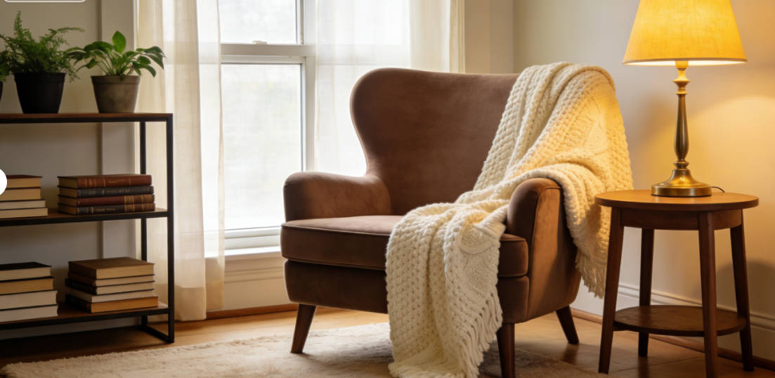 Create designated cozy corners for reading or relaxation