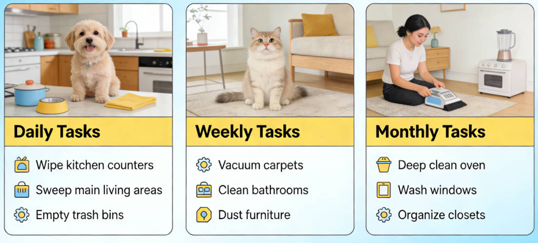 Weekly Cleaning Tasks