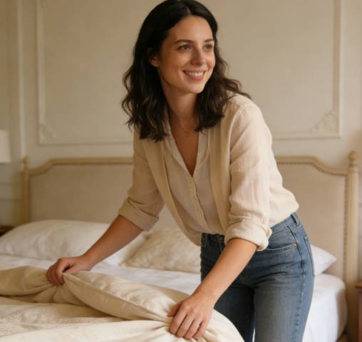 Make beds in the morning