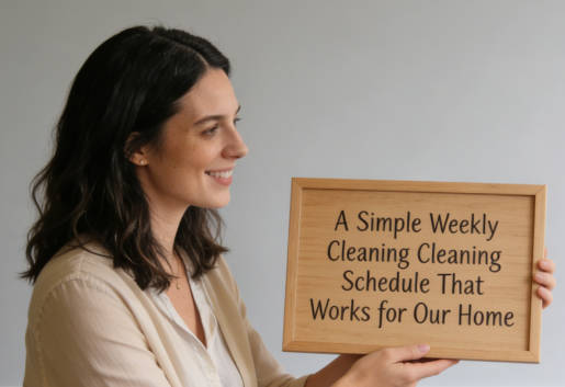 Weekly Cleaning Schedule